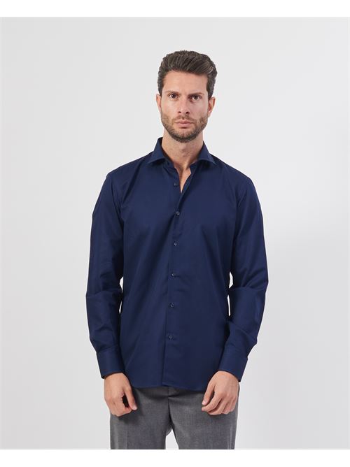 Camicia in cotone blu SetteMezzo SETTE/MEZZO | 663-TS0197008