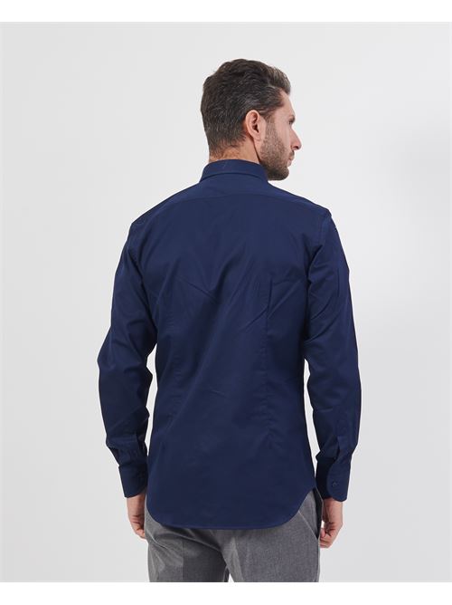 Camicia in cotone blu SetteMezzo SETTE/MEZZO | 663-TS0197008