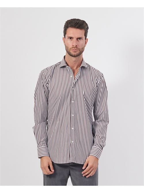 Camicia uomo Settemezzo a righe strette SETTE/MEZZO | 663-TS1768010