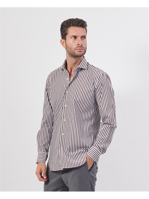 Camicia uomo Settemezzo a righe strette SETTE/MEZZO | 663-TS1768010