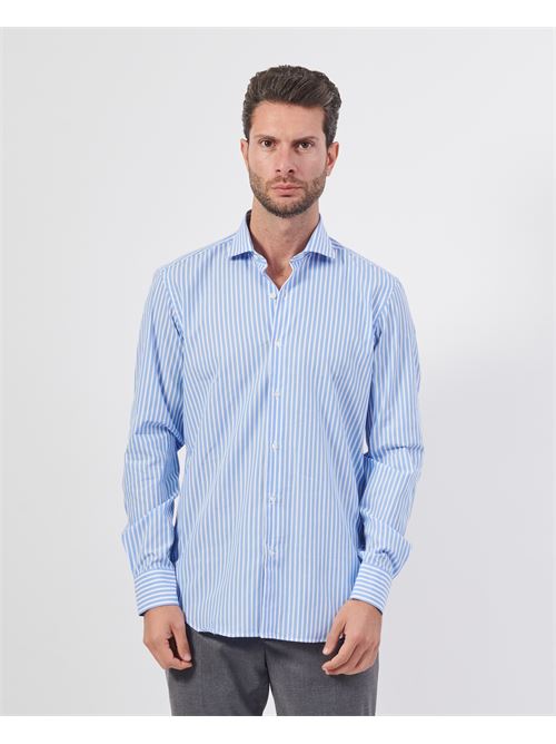 Camicia a righe SetteMezzo in cotone SETTE/MEZZO | 663-TS1959006