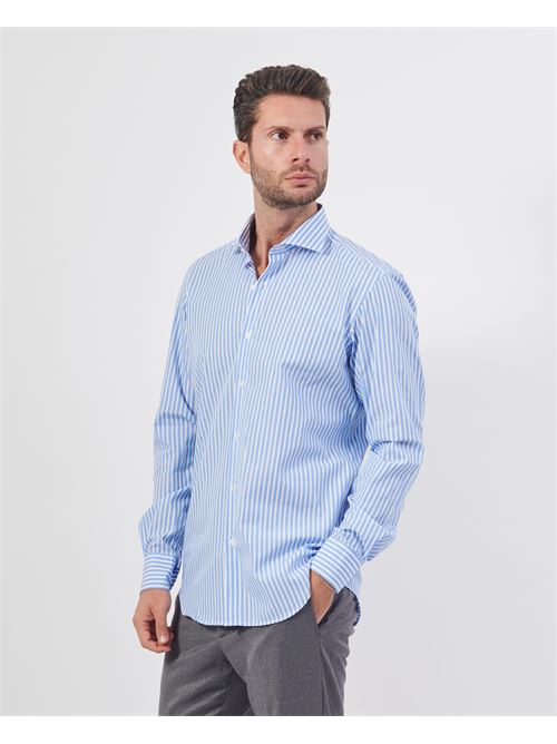 Camicia a righe SetteMezzo in cotone SETTE/MEZZO | 663-TS1959006