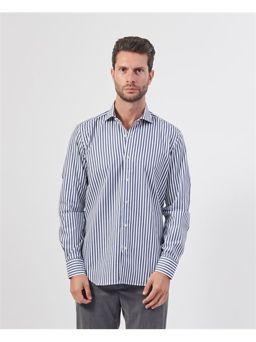 Camicia a righe SetteMezzo in cotone SETTE/MEZZO | 663-TS3093001