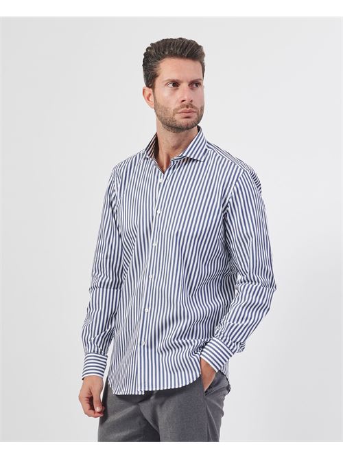 Camicia a righe SetteMezzo in cotone SETTE/MEZZO | 663-TS3093001