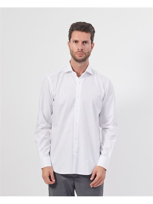 Camicia classica uomo Settemezzo in cotone SETTE/MEZZO | 663-TS3321017TWILL