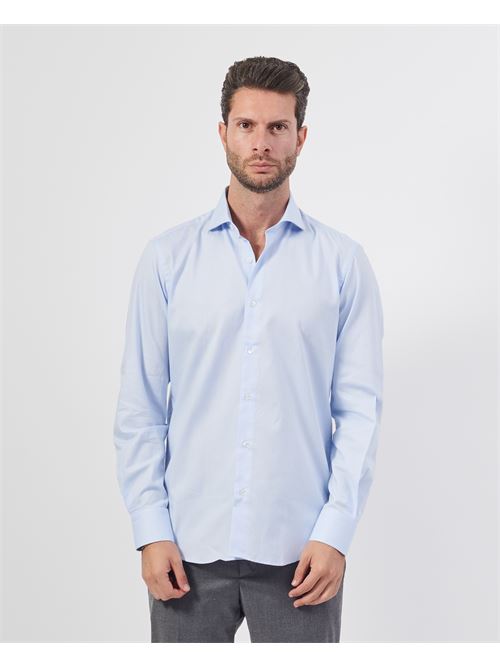 Camicia classica uomo Settemezzo azzurra SETTE/MEZZO | 663-TS3321020OXF