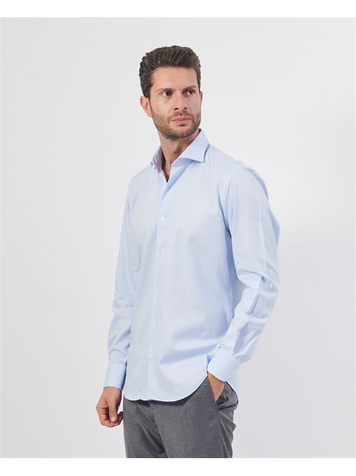 Camicia classica uomo Settemezzo azzurra SETTE/MEZZO | 663-TS3321020OXF