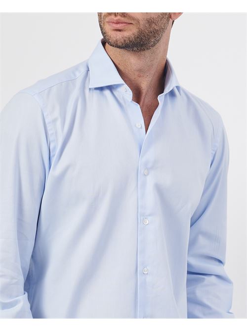 Camicia classica uomo Settemezzo azzurra SETTE/MEZZO | 663-TS3321020OXF