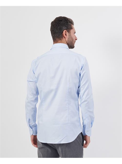 Camicia classica uomo Settemezzo azzurra SETTE/MEZZO | 663-TS3321020OXF