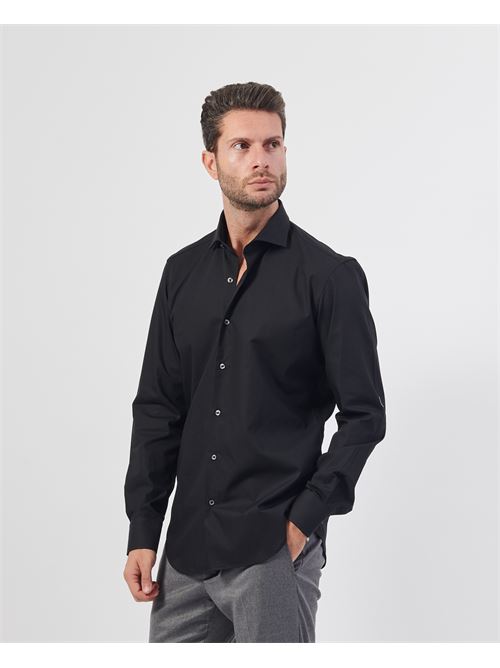 Camicia nera SetteMezzo manica lunga SETTE/MEZZO | 663-TS3540004