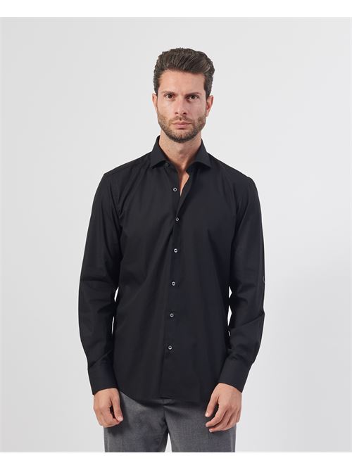 Camicia nera SetteMezzo manica lunga SETTE/MEZZO | 663-TS3540004