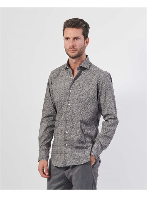 Camicia uomo Settemezzo con microfantasia all-over SETTE/MEZZO | 663-TS3825003