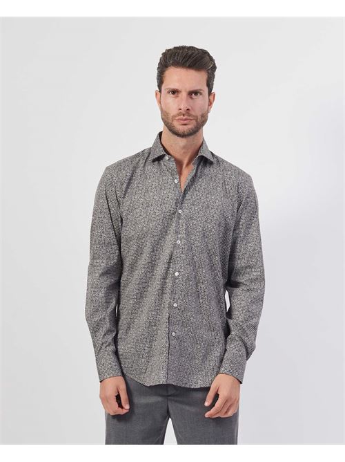 Camicia uomo Settemezzo con microfantasia all-over SETTE/MEZZO | 663-TS3825003