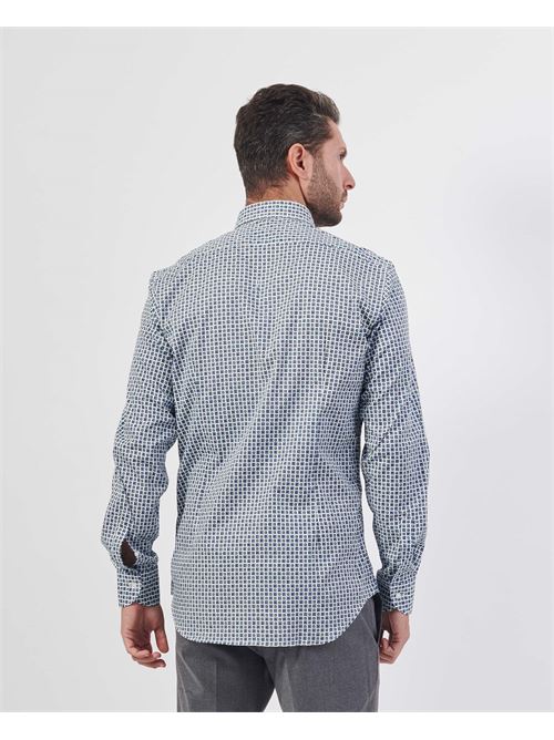 Camicia uomo Settemezzo a microfantasia SETTE/MEZZO | 663-TS3828001