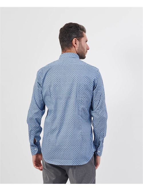 Camicia uomo Settemezzo a microfantasia SETTE/MEZZO | 663-TS3828002