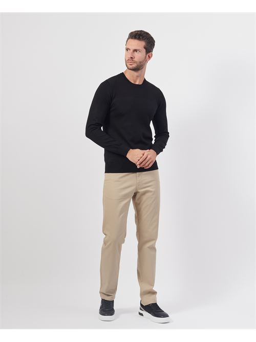 Settemezzo basic crew neck men's sweater SETTE/MEZZO | 7400010030