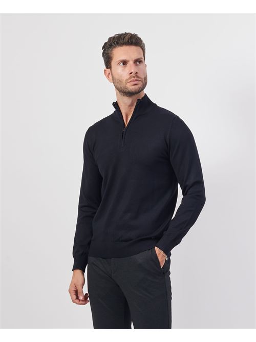 Maglione uomo Settemezzo con mezza zip SETTE/MEZZO | 7400020010