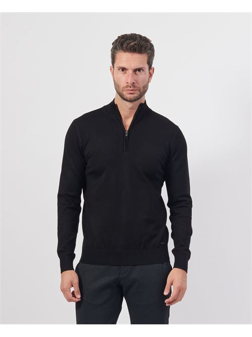 Settemezzo Men's Half Zip Sweater SETTE/MEZZO | 7400020030