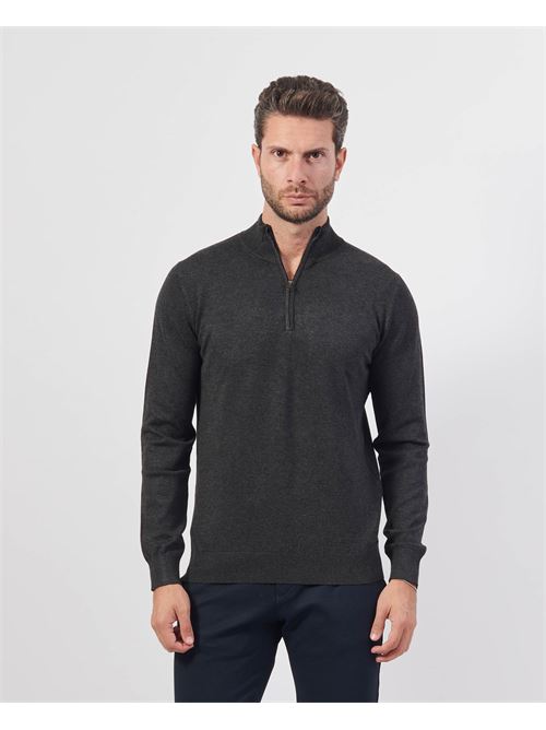 Settemezzo Men's Half Zip Sweater SETTE/MEZZO | 7400020220-2