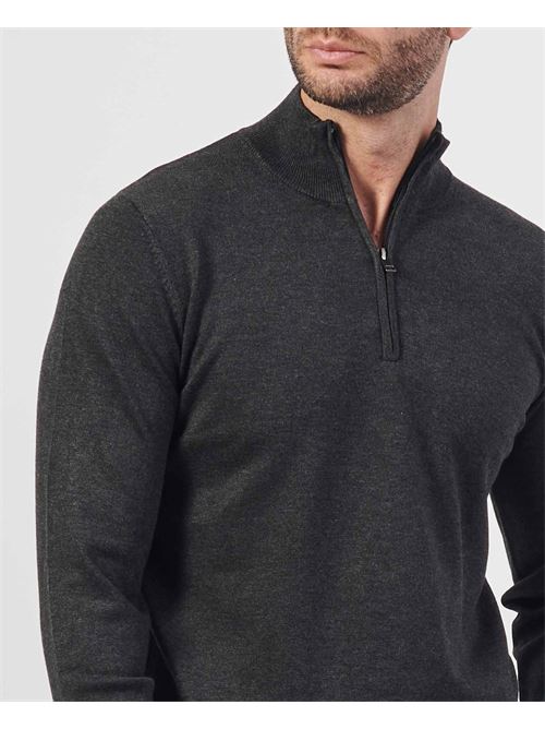 Settemezzo Men's Half Zip Sweater SETTE/MEZZO | 7400020220-2