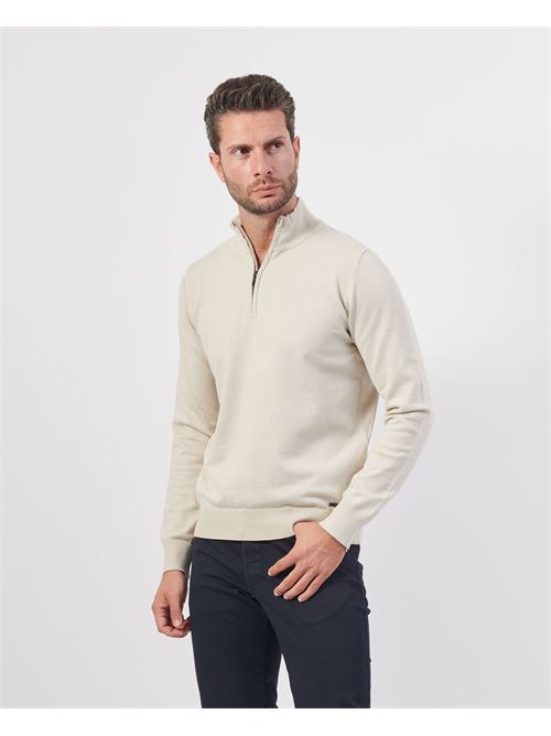 Settemezzo Men's Half Zip Sweater SETTE/MEZZO | 7400020936