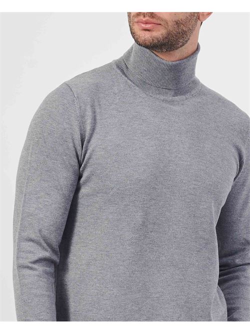 Settemezzo men's turtleneck sweater with high neck SETTE/MEZZO | 7400070250-2