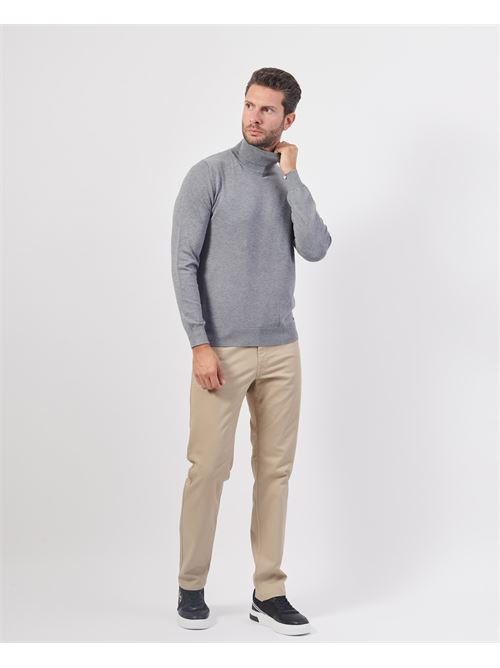 Settemezzo men's turtleneck sweater with high neck SETTE/MEZZO | 7400070250-2