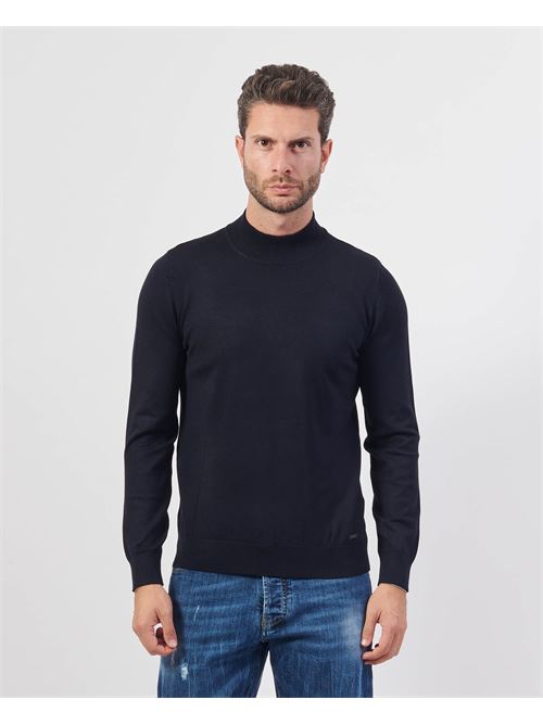 Settemezzo basic ribbed men's sweater SETTE/MEZZO | 7400120010