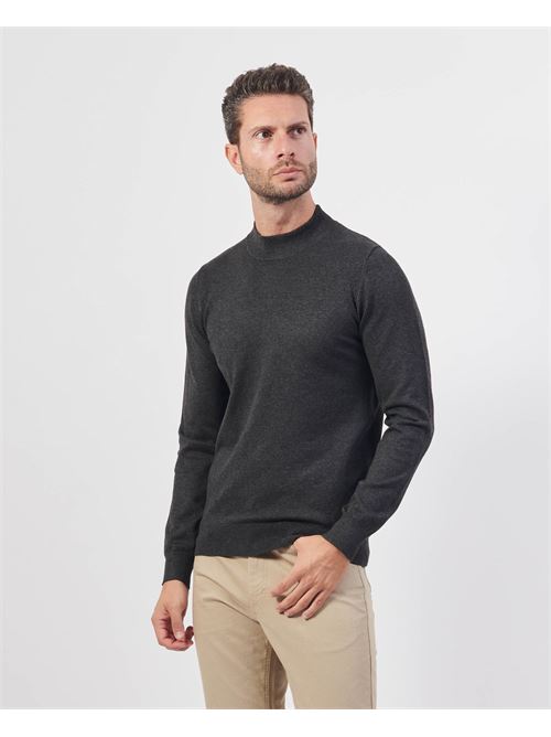 Pull homme basique Settemezzo avec côtes SETTE/MEZZO | 7400120220-2