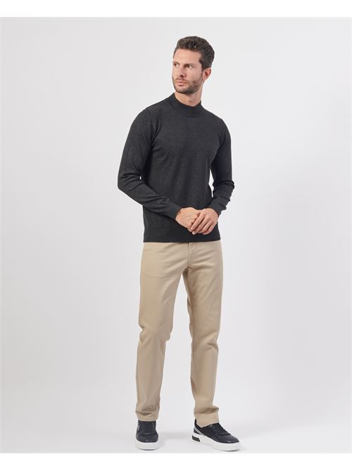 Settemezzo basic ribbed men's sweater SETTE/MEZZO | 7400120220-2