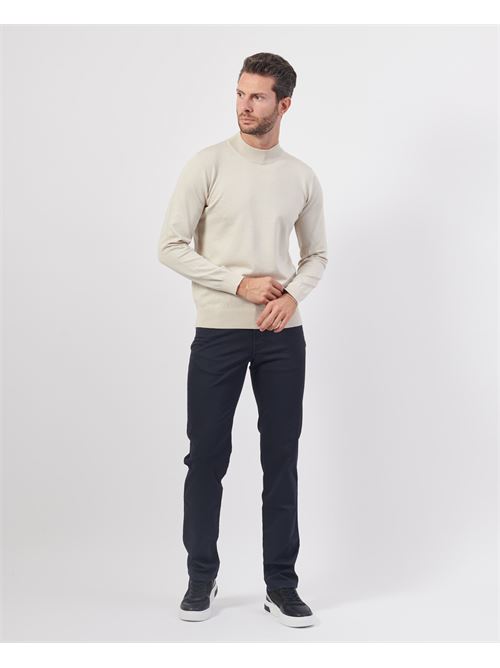 Settemezzo basic ribbed men's sweater SETTE/MEZZO | 7400120936