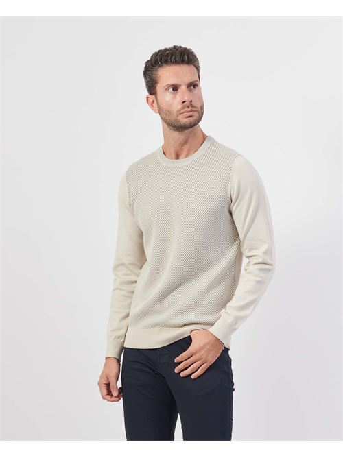 Pull homme Settemezzo, modèle texturé SETTE/MEZZO | 7400610936