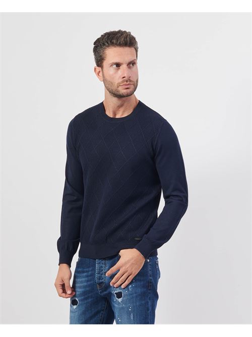 Settemezzo men's sweater with diamond pattern SETTE/MEZZO | 7401710021