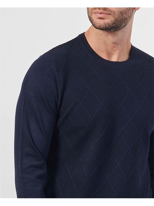 Settemezzo men's sweater with diamond pattern SETTE/MEZZO | 7401710021