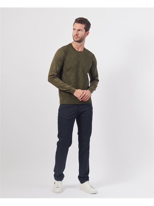 Pull homme Settemezzo avec motif losanges SETTE/MEZZO | 7401710212