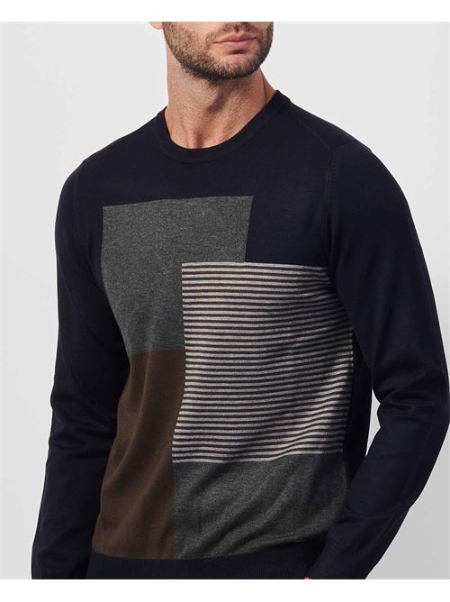 Settemezzo Men's Color Block Sweater SETTE/MEZZO | 7403410010