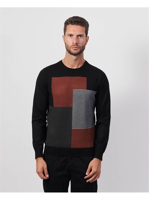 Settemezzo Men's Color Block Sweater SETTE/MEZZO | 7403410030