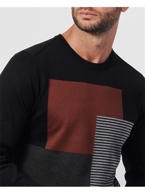 Settemezzo Men's Color Block Sweater SETTE/MEZZO | 7403410030