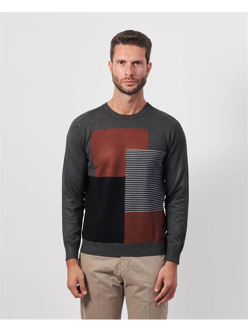 Settemezzo Men's Color Block Sweater SETTE/MEZZO | 7403410255-2