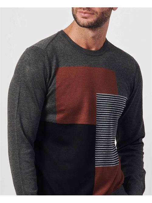 Settemezzo Men's Color Block Sweater SETTE/MEZZO | 7403410255-2