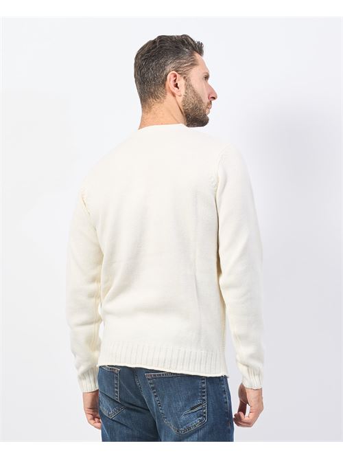 Pull homme Settemezzo avec motif tiss? SETTE/MEZZO | 7410120100