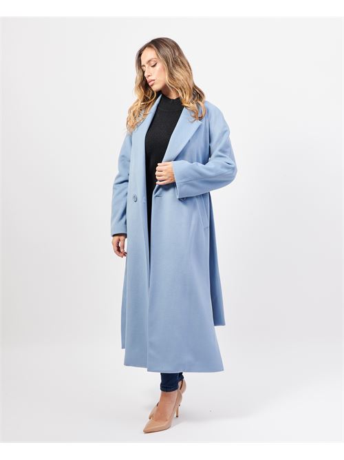 Manteau long en tissu SetteMezzo avec ceinture SETTE/MEZZO | CAP133-DELFINOJEANS