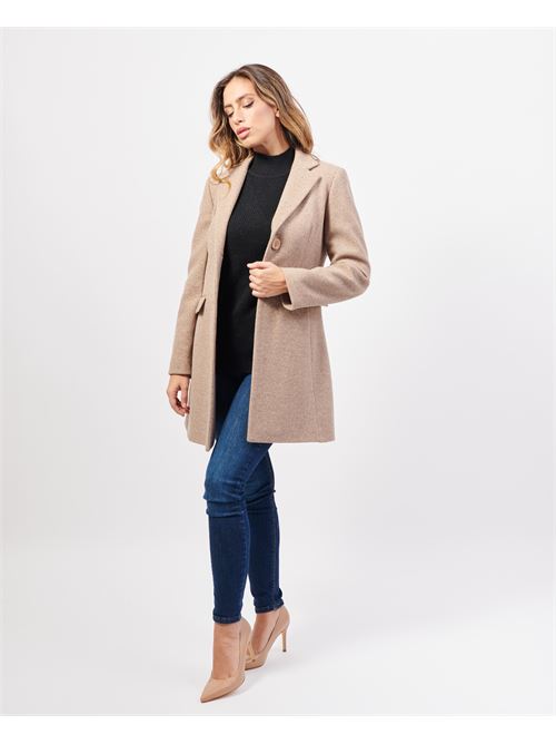 Manteau femme SetteMezzo en laine m?lang?e SETTE/MEZZO | CAP148-EXPLORERWOOLCAMMELLO