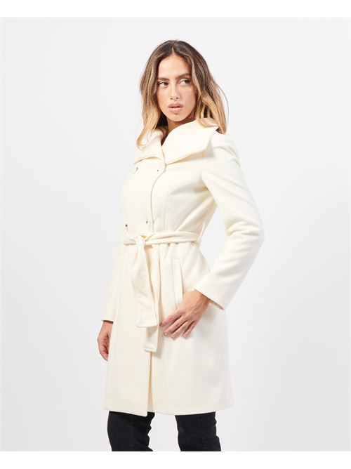 Manteau crois? SetteMezzo avec ceinture SETTE/MEZZO | CAP99-DELFINOPANNA