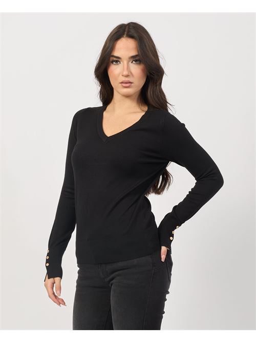 Pull femme Settemezzo à col V SETTE/MEZZO | D400040030