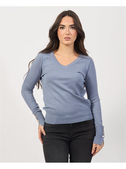 Settemezzo Women's V-Neck Sweater SETTE/MEZZO | D400040201