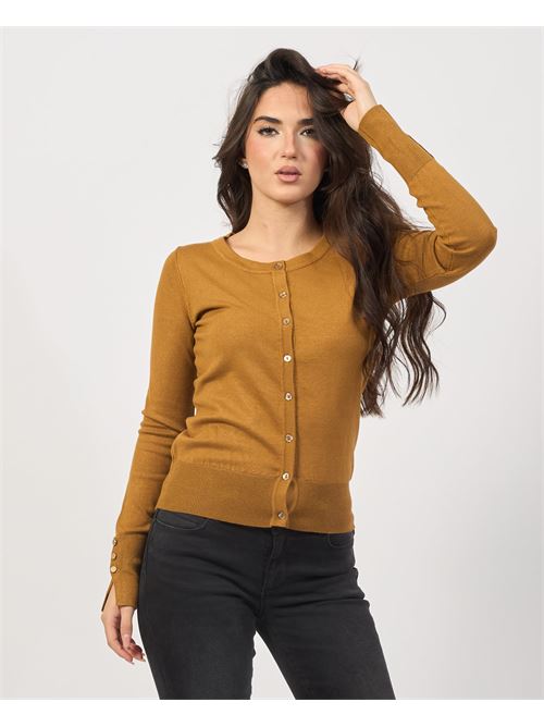 Cardigan femme Settemezzo col rond avec boutons SETTE/MEZZO | D400060933