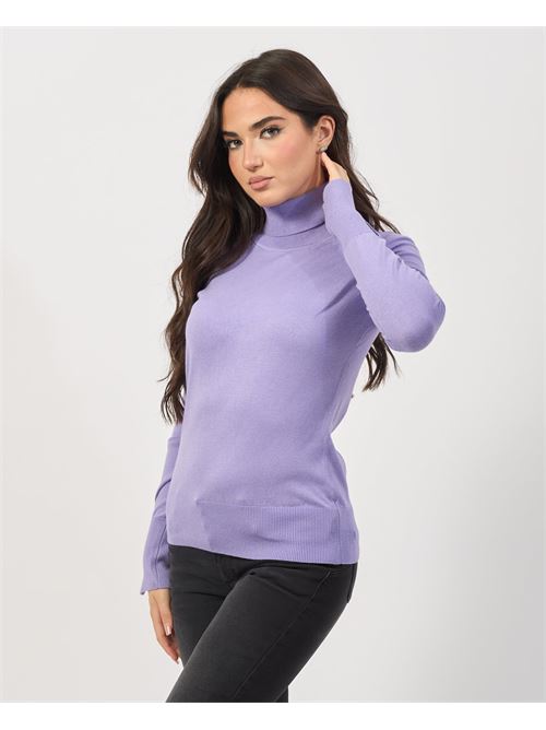 SetteMezzo high neck sweater with buttons on the cuffs SETTE/MEZZO | D400070600