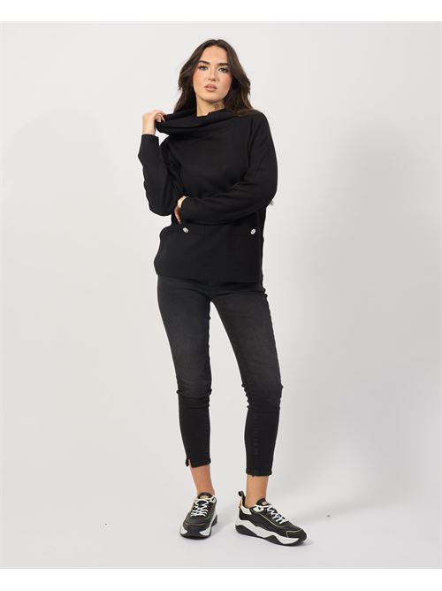 Pull femme Settemezzo à col châle SETTE/MEZZO | D401200030