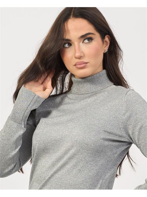 Settemezzo women's glitter turtleneck SETTE/MEZZO | D410070250-2